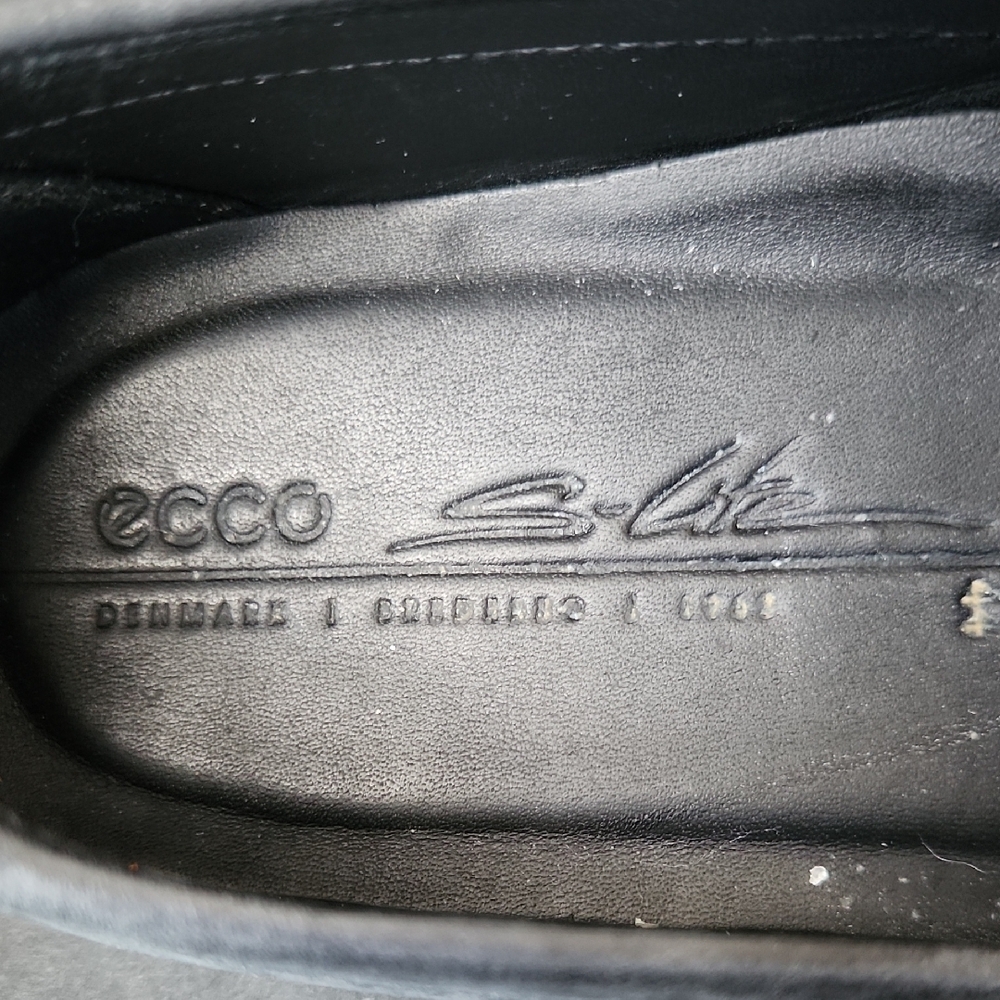 Ecco Loafers Black Mens Size 10-10.5 - Picture 6 of 7